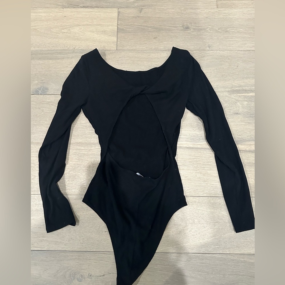 Reformation Bodysuit with Open Back
